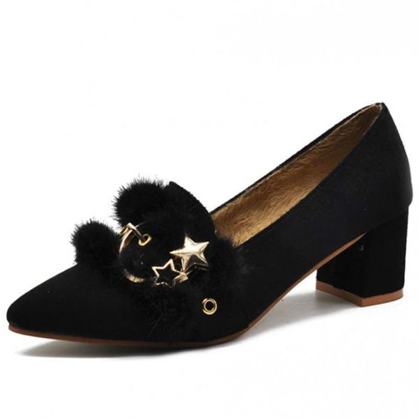 dress shoes autumn winter women high heels pumps fur warm woman slip on pointed toe ladies luxury designers chunky, Black
dress shoes autumn winter women high heels pumps fur warm woman slip on pointed toe ladies luxury designers chunky, Black