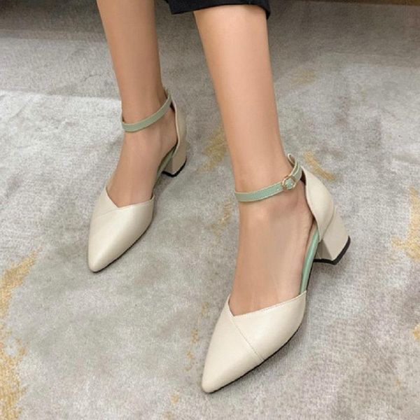 sianie tianie 2021 new summer mixed color pointed toe chic woman shoes lady ankle strap party wedding chunky heels sandals, Black
sianie tianie 2021 new summer mixed color pointed toe chic woman shoes lady ankle strap party wedding chunky heels sandals, Black