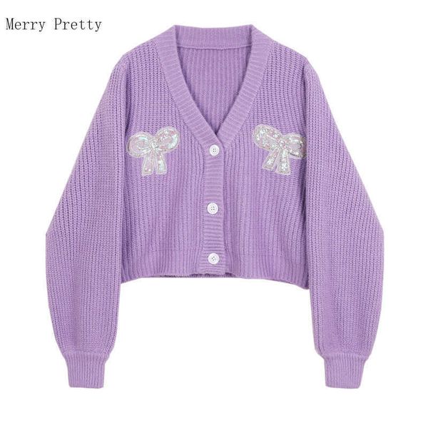 purple bow appliques chic single breasted knit casual women cardigans spring long sleeve v-neck sweaters female jumpers 210526, White
purple bow appliques chic single breasted knit casual women cardigans spring long sleeve v-neck sweaters female jumpers 210526, White