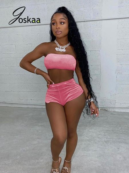 women's tracksuits joskaa women summer solid velvet night club suits strapless vest and skinny shorts 2 pcs sets 2021 fashion party clo, Gray
women's tracksuits joskaa women summer solid velvet night club suits strapless vest and skinny shorts 2 pcs sets 2021 fashion party clo, Gray