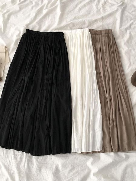 skirts werueruyu 2021 autumn women long fashion a-line pleated high waist midi skirt faldas mujer saias, Black
skirts werueruyu 2021 autumn women long fashion a-line pleated high waist midi skirt faldas mujer saias, Black