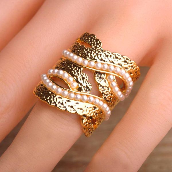 wedding rings imitation pearl big wide square gold-color unique design women finger ring decoration bague jewelry anel feminino uk, Slivery;golden
wedding rings imitation pearl big wide square gold-color unique design women finger ring decoration bague jewelry anel feminino uk, Slivery;golden