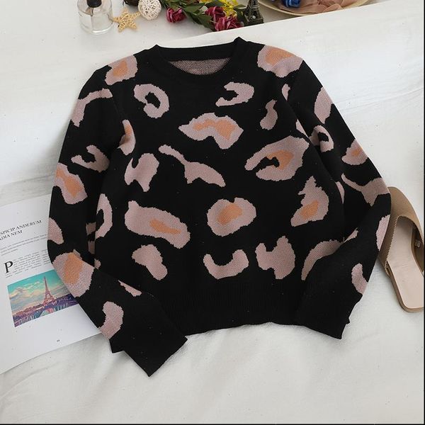 cow polka dot pattern o neck women sweater long sleeve casual loose englend style knitting pullovers women cute sweater, White;black
cow polka dot pattern o neck women sweater long sleeve casual loose englend style knitting pullovers women cute sweater, White;black