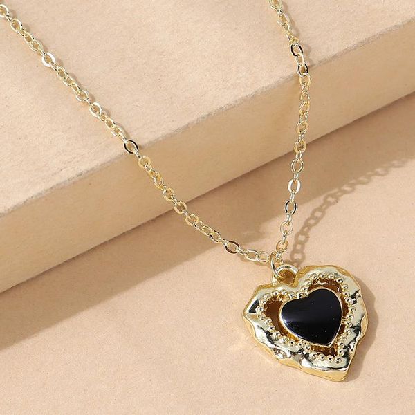 pendant necklaces fashion retro geometric collar double chains leather simple choker heart necklace gift for women men 145711, Silver
pendant necklaces fashion retro geometric collar double chains leather simple choker heart necklace gift for women men 145711, Silver