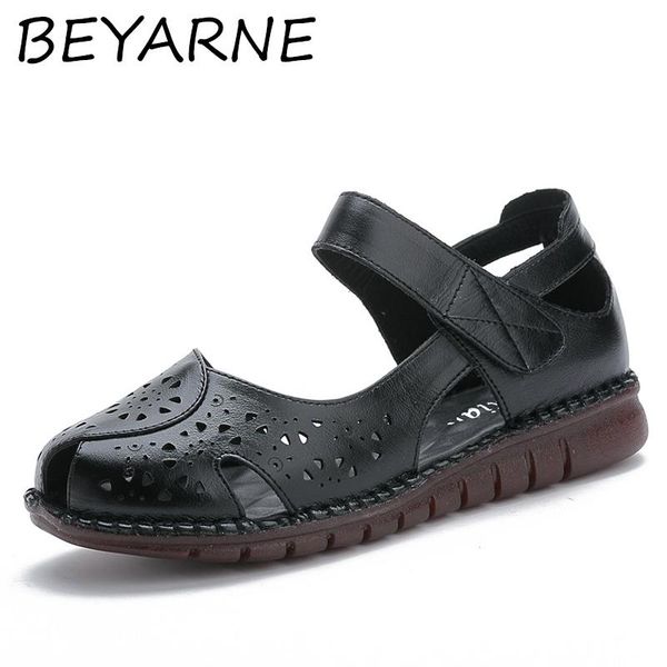 beyarne summer new handmade women's shoes national style genuine leather hollow out women sandals soft flat with sandals my gift, Black
beyarne summer new handmade women's shoes national style genuine leather hollow out women sandals soft flat with sandals my gift, Black