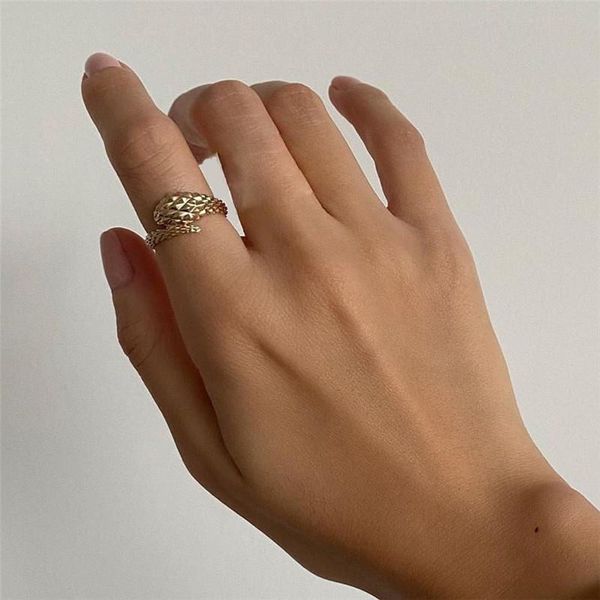 wedding rings retro personality gold silver color snake opening joint ring for women girl brass geometric finger jewelry, Slivery;golden
wedding rings retro personality gold silver color snake opening joint ring for women girl brass geometric finger jewelry, Slivery;golden