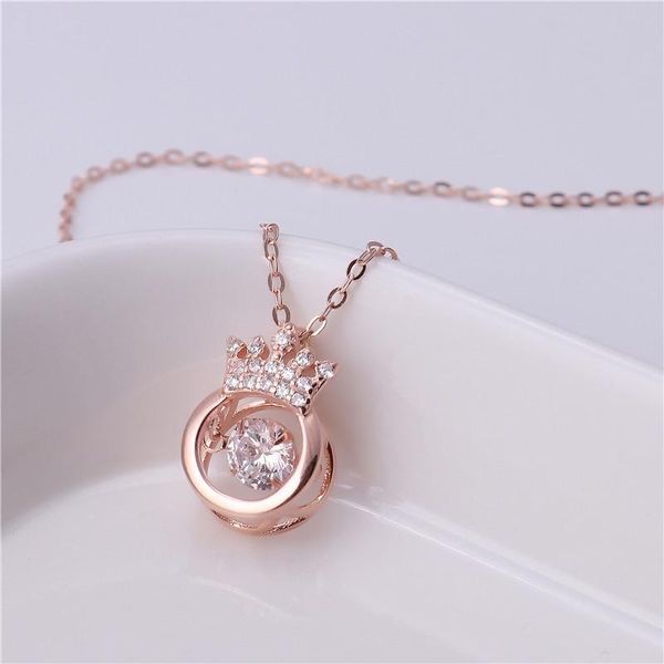 pendant necklaces rose-gold alloy crown throbbing zircon necklace women 2021 latest wedding royal style 3 colors clean stone lady party jewe, Silver
pendant necklaces rose-gold alloy crown throbbing zircon necklace women 2021 latest wedding royal style 3 colors clean stone lady party jewe, Silver