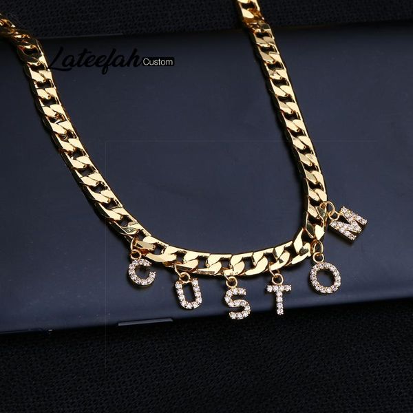 pendant necklaces lateefah zircon name personality choker custom copper alloy for women girls font necklace jewelry, Silver
pendant necklaces lateefah zircon name personality choker custom copper alloy for women girls font necklace jewelry, Silver