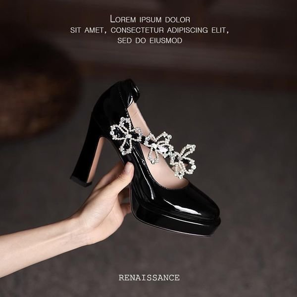 dress shoes meotina women mary janes patent leather thick high heels platform pumps round toe fashion ladies footwear autumn 34-42, Black
dress shoes meotina women mary janes patent leather thick high heels platform pumps round toe fashion ladies footwear autumn 34-42, Black