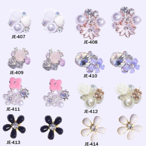 nail art decorations 10pc/pack 3d flower cluster with big pearl rhinestones nails glitter stud for alloy cje407-414, Silver;gold 
nail art decorations 10pc/pack 3d flower cluster with big pearl rhinestones nails glitter stud for alloy cje407-414, Silver;gold