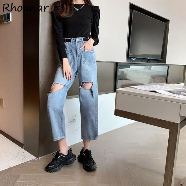 women's jeans women hole fashion plus size s-5xl vintage ripped streetwear lady ulzzang high waist trousers loose leisure female studen, Blue
women's jeans women hole fashion plus size s-5xl vintage ripped streetwear lady ulzzang high waist trousers loose leisure female studen, Blue