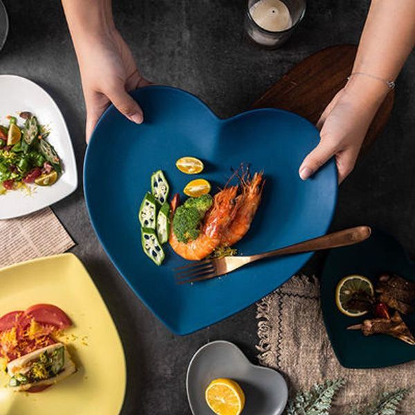 dishes & plates ceramic heart shape plate steak tray fruit snack breakfast western dish set kitchen decoration tableware
dishes & plates ceramic heart shape plate steak tray fruit snack breakfast western dish set kitchen decoration tableware