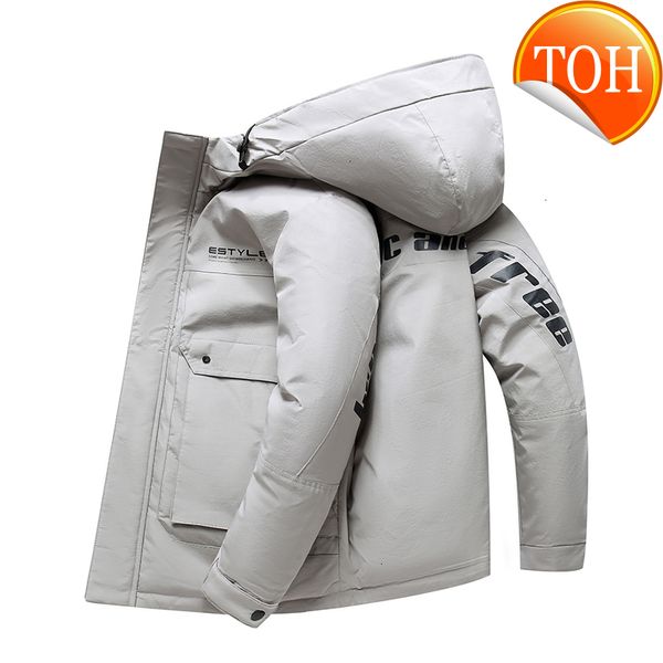 jacket men winter hooded down thicken warm fashion parkas coat mens long jackets white duck filling windproof trench, Black
jacket men winter hooded down thicken warm fashion parkas coat mens long jackets white duck filling windproof trench, Black