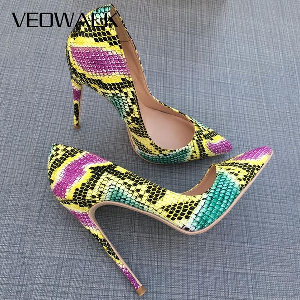 dress shoes veowalk snake patttern embossed women extremely high heels fashion ladies stilettos pumps european style design party, Black
dress shoes veowalk snake patttern embossed women extremely high heels fashion ladies stilettos pumps european style design party, Black