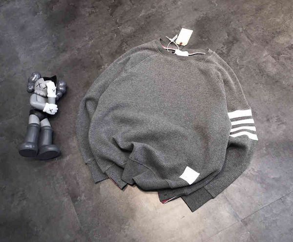 2022 factory wholesale new waffle round neck sweater long sleeve spring and autumn lovers pure color cotton yarn dyed four bar live broadcas, Black
2022 factory wholesale new waffle round neck sweater long sleeve spring and autumn lovers pure color cotton yarn dyed four bar live broadcas, Black