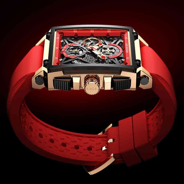 lige 2021 brand luxury mens watches square digital sports quartz wrist watch for men waterproof satch relogio masculino, Slivery;brown
lige 2021 brand luxury mens watches square digital sports quartz wrist watch for men waterproof satch relogio masculino, Slivery;brown
