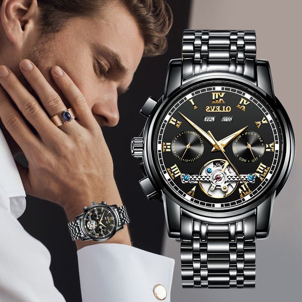 olevs fashion mens mechanical automatic brand luxury watch men casual steel waterproof watches, Slivery;brown
olevs fashion mens mechanical automatic brand luxury watch men casual steel waterproof watches, Slivery;brown