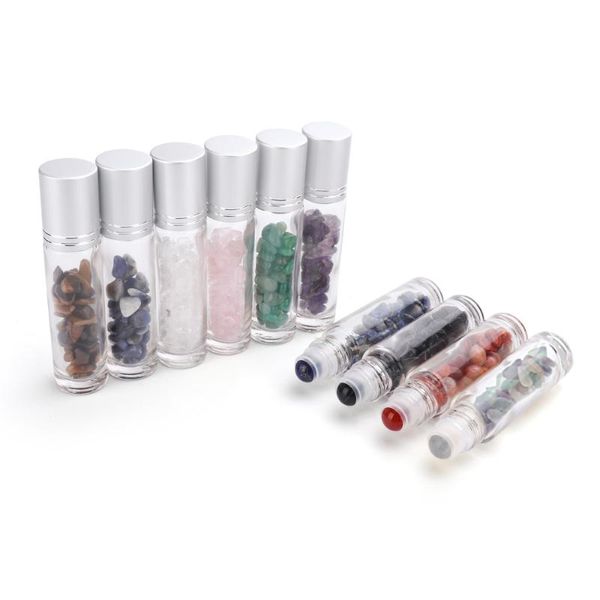 storage bottles & jars natural gemstone essential oil refillable roll-on roller bottle healing crystal chips transparent glass 10ml
storage bottles & jars natural gemstone essential oil refillable roll-on roller bottle healing crystal chips transparent glass 10ml
