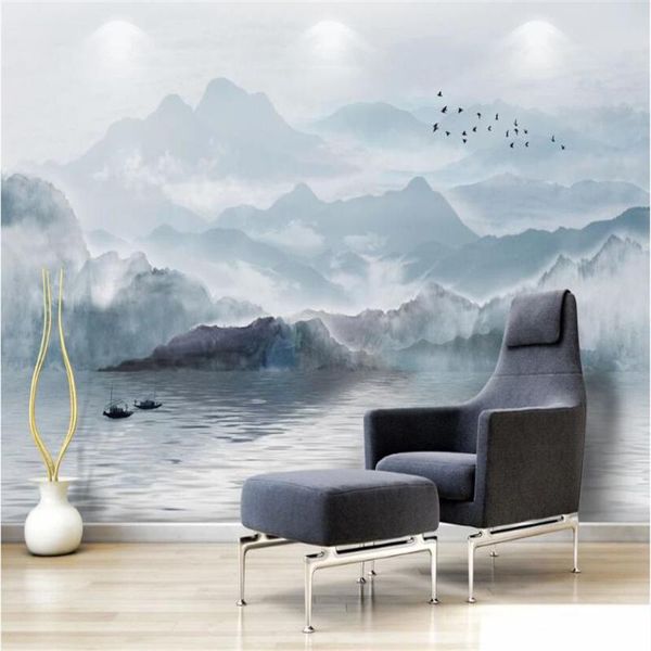 milofi custom wallpaper mural 3d printing new chinese ink landscape painting tv background wall
milofi custom wallpaper mural 3d printing new chinese ink landscape painting tv background wall