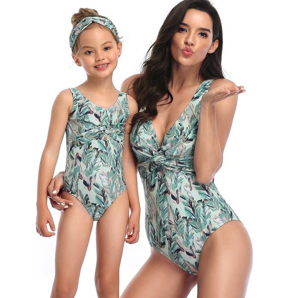family set leaf one-piece mother daughter matching swimsuits mommy and me clothes mom baby swimwear woman & girls bathing suits, Blue
family set leaf one-piece mother daughter matching swimsuits mommy and me clothes mom baby swimwear woman & girls bathing suits, Blue