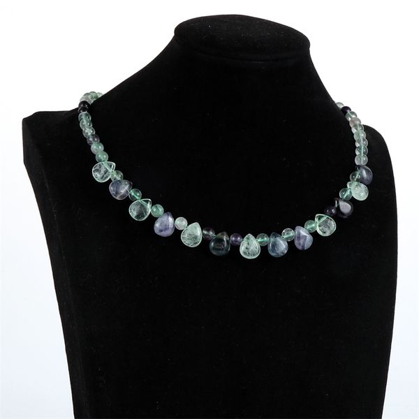 women natural stone necklace 6mm drop statement fluorite opal turquoises tiger eye beaded necklaces female boho jewelry 211015, Silver
women natural stone necklace 6mm drop statement fluorite opal turquoises tiger eye beaded necklaces female boho jewelry 211015, Silver