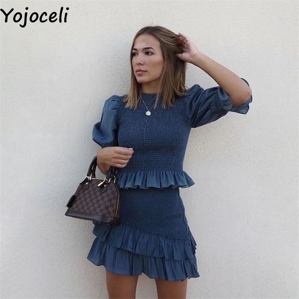 yojoceli elegant ruffle bodycon dress women 2 piece set summer party casual dress female cool beach short cool mini dresses, Black;gray
yojoceli elegant ruffle bodycon dress women 2 piece set summer party casual dress female cool beach short cool mini dresses, Black;gray