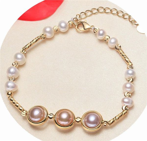 beaded, strands habitoo simple natural freshwater cultured 7-8mm multicolor pearl bracelet bangle chain jewelry charming gifts girlfriend gi, Black
beaded, strands habitoo simple natural freshwater cultured 7-8mm multicolor pearl bracelet bangle chain jewelry charming gifts girlfriend gi, Black