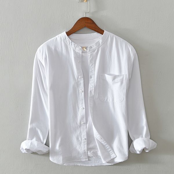 2021 new nova chegada manga comprida masculina de algodo puro moda camisas brancas para casual gola camisa dos homens chemise xlu5, White
2021 new nova chegada manga comprida masculina de algodo puro moda camisas brancas para casual gola camisa dos homens chemise xlu5, White