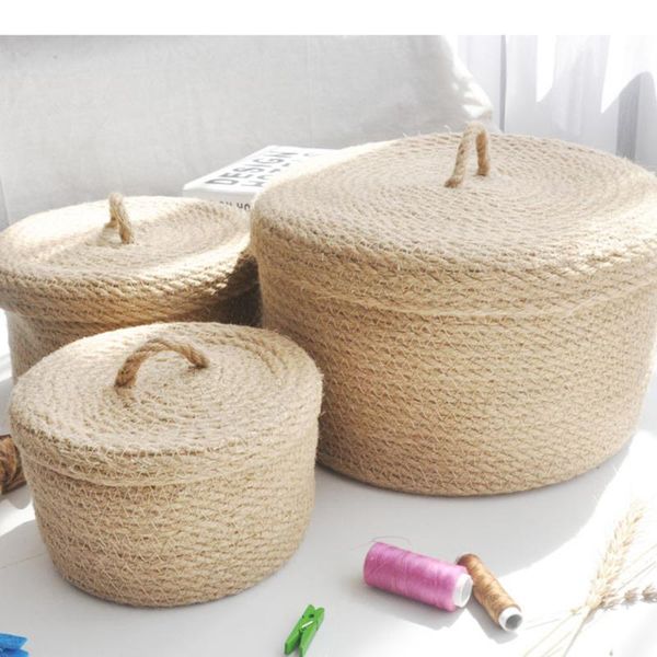 storage baskets handmade straw woven box with lid toy basket sewing kit snack organizer laundry rattan for cosmetics
storage baskets handmade straw woven box with lid toy basket sewing kit snack organizer laundry rattan for cosmetics