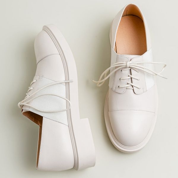 womens genuine leather lace-up flats oxfords round toe casual female comfortable daily footwear shoes for womendress shoes, Black
womens genuine leather lace-up flats oxfords round toe casual female comfortable daily footwear shoes for womendress shoes, Black