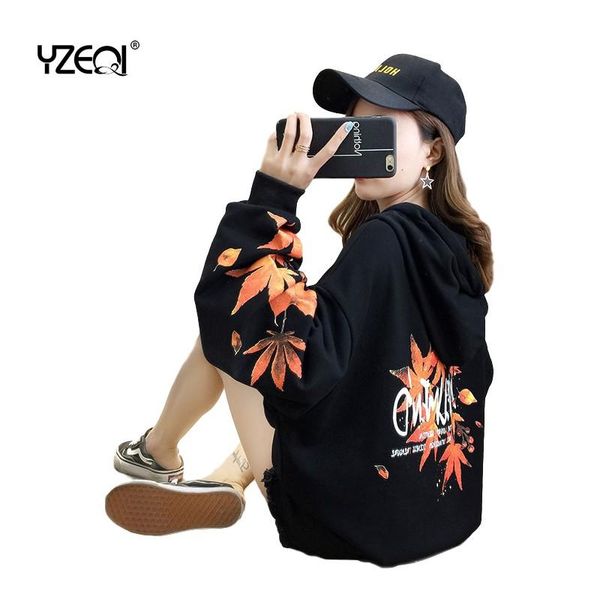 women's hoodies & sweatshirts yzeqi spring autumn thin sweatshirt hoodie women student pullover loose coat long sleeve girl, Black
women's hoodies & sweatshirts yzeqi spring autumn thin sweatshirt hoodie women student pullover loose coat long sleeve girl, Black