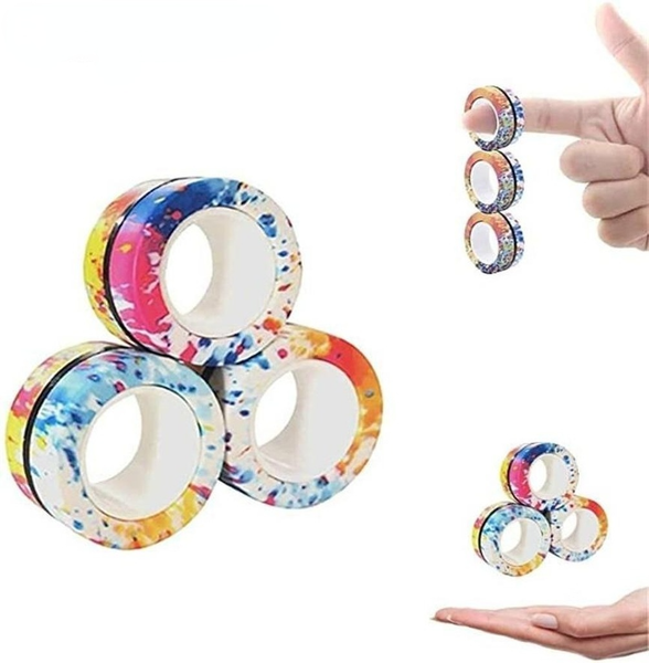 24h shipping tiktok finger ring fidget toys magnet toys fingers stacking toy set magnetic bracelet magic for stress relief anti-anxiety gift
24h shipping tiktok finger ring fidget toys magnet toys fingers stacking toy set magnetic bracelet magic for stress relief anti-anxiety gift
