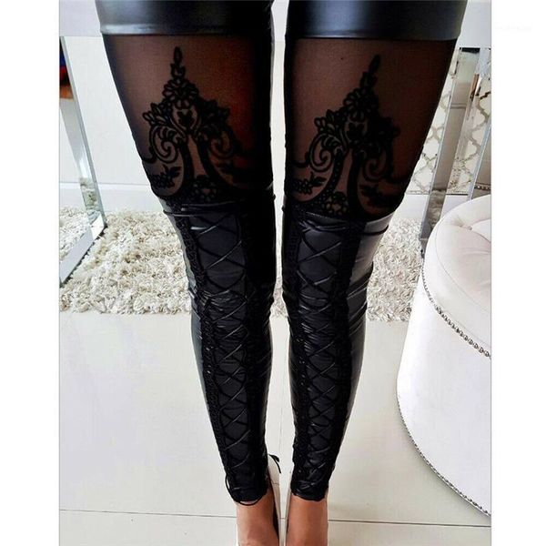women's pants & capris womens high waist stretch faux leather lace patchwork slim fit skinny leggings criss-cross pencil pant trouser 2, Black;white
women's pants & capris womens high waist stretch faux leather lace patchwork slim fit skinny leggings criss-cross pencil pant trouser 2, Black;white