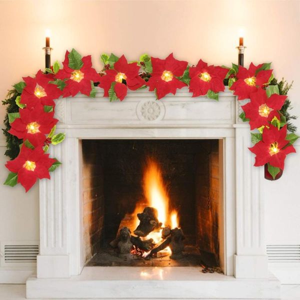 decorative flowers & wreaths 2m christmas garland artificial rattan fake plant silk leaf ledwith red berries vines for wedding birthday part
decorative flowers & wreaths 2m christmas garland artificial rattan fake plant silk leaf ledwith red berries vines for wedding birthday part