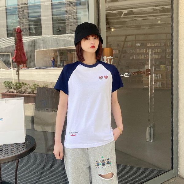 women's t-shirt 2021 summer cartoon letter print loose round neck bear short sleeve t-shirtrw212415a, White
women's t-shirt 2021 summer cartoon letter print loose round neck bear short sleeve t-shirtrw212415a, White