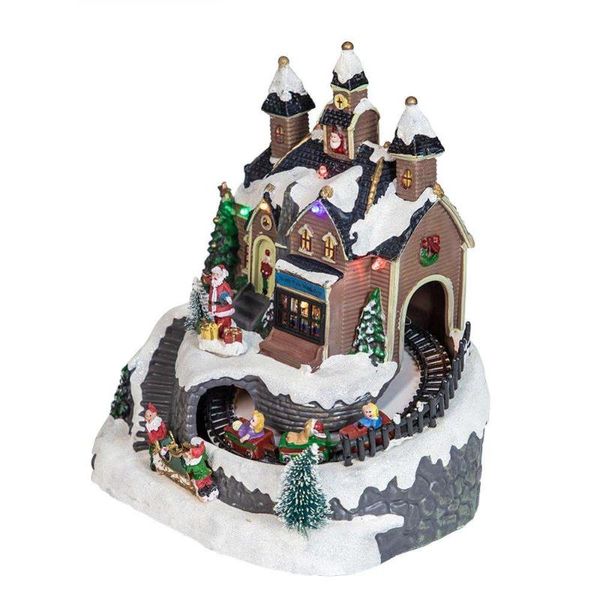 interior decorations christmas resin village music decoration craft led figure house ornament with snowman children rotate tree santa deer t
interior decorations christmas resin village music decoration craft led figure house ornament with snowman children rotate tree santa deer t