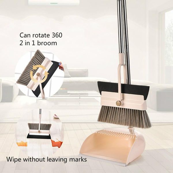 2pcs/set broom dustpan dust brush cleaner 2-in-1 household sweeping tool foldable rotatable dustpan dust-broom wiper set
2pcs/set broom dustpan dust brush cleaner 2-in-1 household sweeping tool foldable rotatable dustpan dust-broom wiper set