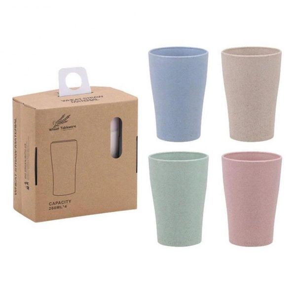 mugs 4 pcs environmentally friendly degradable mouthwash cup wear-resistant and durable tooth brush wash household lovers
mugs 4 pcs environmentally friendly degradable mouthwash cup wear-resistant and durable tooth brush wash household lovers