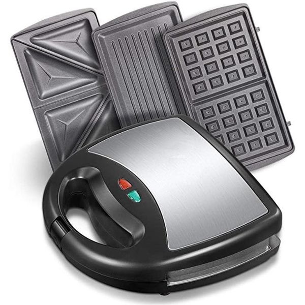 220v 3 in 1 sandwich maker breakfast machine oven household waffle maker grilling panini baking plates toaster
220v 3 in 1 sandwich maker breakfast machine oven household waffle maker grilling panini baking plates toaster