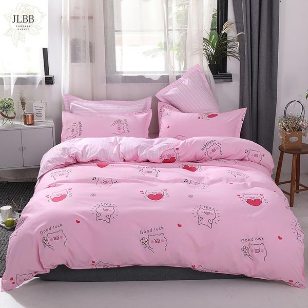 bedding sets home textile king  single double pink kid teen boy girls bedlinen cartoon pig duvet cover pillowcase bed sheet 
bedding sets home textile king  single double pink kid teen boy girls bedlinen cartoon pig duvet cover pillowcase bed sheet