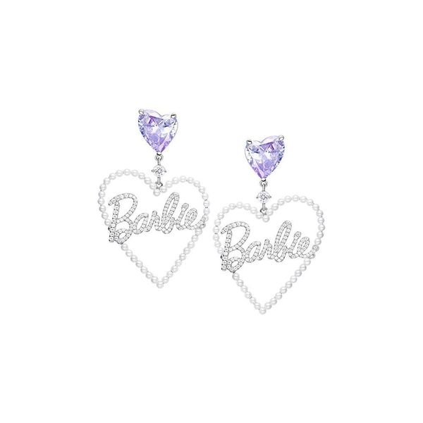 hef jewelry barbie dream barbie earrings women's heart-shaped high sense new earrings jewelry luxurys designers, Golden;silver
hef jewelry barbie dream barbie earrings women's heart-shaped high sense new earrings jewelry luxurys designers, Golden;silver