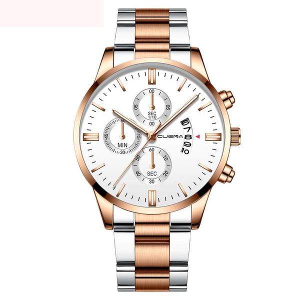 wristwatches ultra thin watches for men 2021 cuena fashion military stainless steel analog date sport quartz wrist watch, Slivery;brown
wristwatches ultra thin watches for men 2021 cuena fashion military stainless steel analog date sport quartz wrist watch, Slivery;brown
