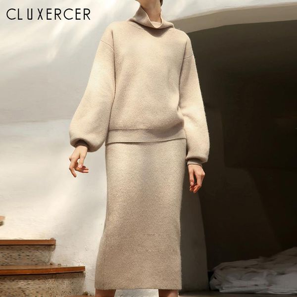 two piece dress autumn winter wool skirt suit women korean turtleneck pullover sweater+pencil 2 set solid casual knitted female, White
two piece dress autumn winter wool skirt suit women korean turtleneck pullover sweater+pencil 2 set solid casual knitted female, White