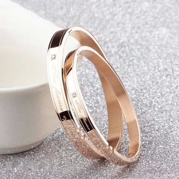 yun ruo the flame of our love crystal couple banglestitanium rose gold color birthday gift woman jewelry not fade q0717, Black
yun ruo the flame of our love crystal couple banglestitanium rose gold color birthday gift woman jewelry not fade q0717, Black