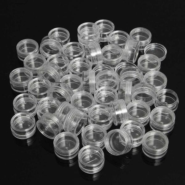 storage bottles & jars 50pcs transparent plastic 5ml cosmetic jar empty eyeshadow case face cream glitter container eye shadow nail pots
storage bottles & jars 50pcs transparent plastic 5ml cosmetic jar empty eyeshadow case face cream glitter container eye shadow nail pots