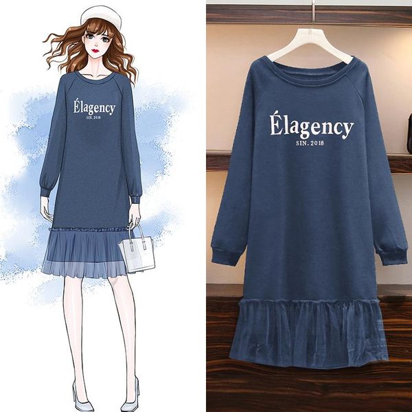 casual dresses actual pograph of the large-size women's dress in autumn 2021 with mesh stitching and slim medium long-style bathr, Black;gray
casual dresses actual pograph of the large-size women's dress in autumn 2021 with mesh stitching and slim medium long-style bathr, Black;gray