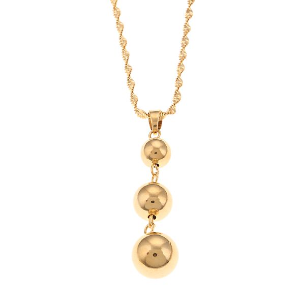 gold plated beads balls pendant necklaces for women arab africa ethiopian jewelry, Silver
gold plated beads balls pendant necklaces for women arab africa ethiopian jewelry, Silver