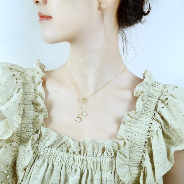 pendant necklaces the same peach heart necklace in wanghong fashion street is simple and versatile stainless steel clavicle chain, Silver
pendant necklaces the same peach heart necklace in wanghong fashion street is simple and versatile stainless steel clavicle chain, Silver