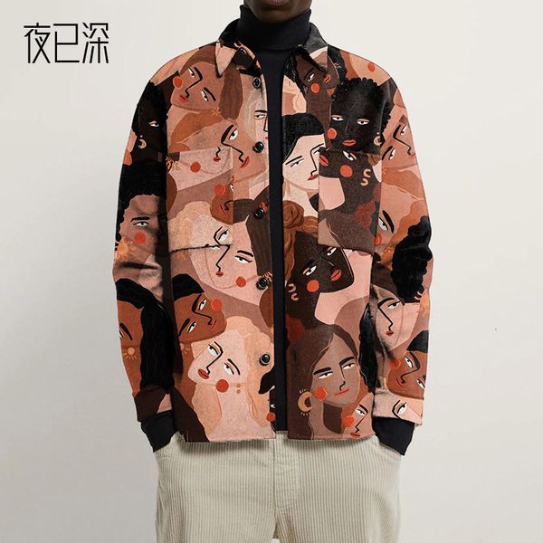 2021 spring print portrait loose jacket man sweater casual personality hooded fashion long sleeve men's wear, Gray;blue
2021 spring print portrait loose jacket man sweater casual personality hooded fashion long sleeve men's wear, Gray;blue