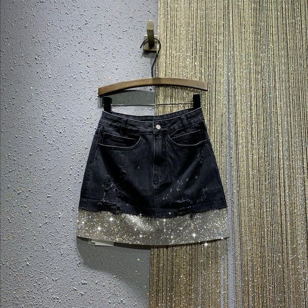 skirts drilling stitching denim skirt 2021 spring summer ripped tassel a- line washed jeans womens black mini jean
skirts drilling stitching denim skirt 2021 spring summer ripped tassel a- line washed jeans womens black mini jean